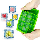 DIY Creative Big Ice Square Mold Square Shape Silicone Ice Tray Fruit Ice SqO1Z1