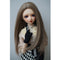 1/3 BJD Full Wig, Flaxen Long Straigth Hair for Night Lolita, Supper Dollfie,