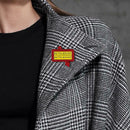 Funny Letters Brooch Badge Jacket Jewelry Backpack Accessories (Style 2) A