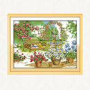 Floral Pattern Cross Stitch Kits Adults DIY Embroidery Home Decor Gift