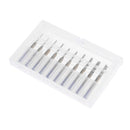 10x 1/8'' 0.8-3.175mm PCB Drill Bit Set Engraving Cutter Rotary CNC End Mill 3C