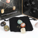 6xCrystal Stones Witch Stones Reiki  Stone Divination Meditation Yoga Home Decor