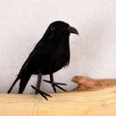 Artificial Feathered Crows Ravens DIY Birds Craft for Home Garden Lawn