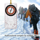 Portable Mapping Ruler Outdoor Survival Camping Hiking Compass Tool DC45-5C