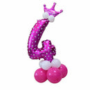 Number Balloon Number 0-9 Latex Balloon Huge Number Balloon Foil Balloon Ba A2I4