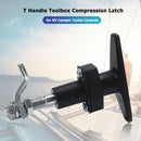 Non Locking Hand Operated T-Handle Toolbox Compression Latch for RV Caravan
