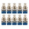 10x 9-Pin 3PDT Stomp Foot Switch True Bypass Eletric Guitar Pedal Effect DIY