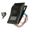 New Car Dual Battery Test Panel Rocker Switch LED