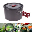 3L Oxidation Aluminum Single Pot Non-stick Hiking Fishing Picnic Cookware