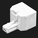2-Way 6P4C RJ11 Modular Phone Telephone Wall Adapter and Splitter for Landl