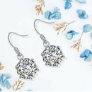 1 Pair Elegant Lady Crystal Rhinestone Ear Stud Fashion Earrings Jewelry RXP