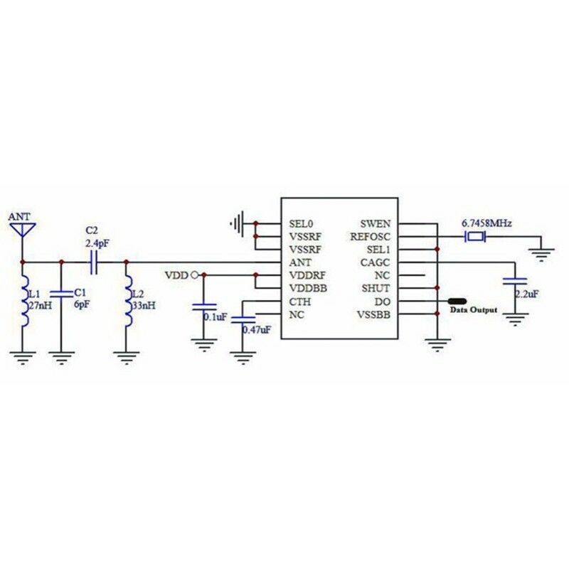 1 Set 433Mhz Superheterodyne RF Receiver Transmitter Module Kits With 2 Antennas