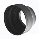 58mm 3 In 1 Rubber Lens Hood For  sony nikon D3100 3200 D3300