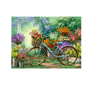 Garden Bike DIY Diamond Painting Cross Stitch Kit Mosaic Picture Home Decor