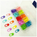 240 Pieces Knitting Crochet Locking Stitch Markers Stitch Needle Clip Count E2Y3
