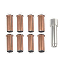 9Pcs Door Hinge Pin Liners Bushings Kit for Jeep CJ Wrangler YJ TJ Delrin K I6Z6