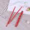 China bamboo chopsticks red dragon chinese pattern reusable 1pair useful st ME
