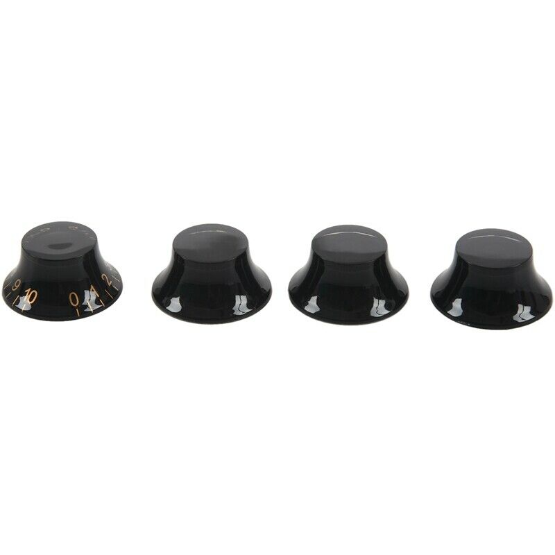 Black Hat Golden Font Electric Guitar Knobs For LP Style Electric Guitar