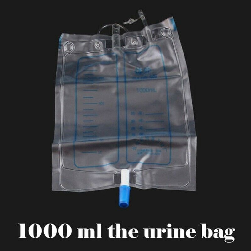 Men Urinals Latex Urine Collector Bedridden Breathable Urine Bag Urinary In B1X9