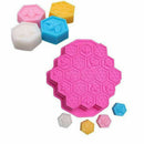 19 Cell Silicone Bee Honeycomb Cake Chocolate Soap Bakeware Mold Mould Cand D1Q5