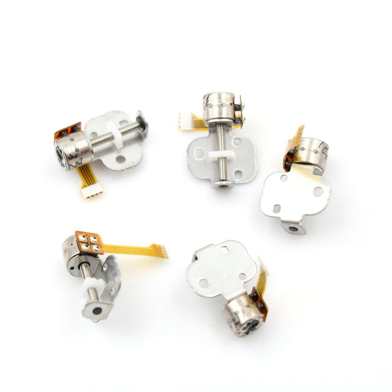 5pcs DC 5v 2-phase 4-wire Stepper Micro mini Motor linear screw slider block LJ