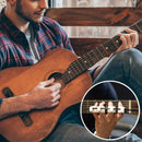2x Plastic Guitar Extenders Finger Span Practice Strength Expansion Sleeves A