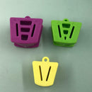 3X Dental Silicone Mouth Bite Block Rubber Mouth Opener Cheek Retractor Prop Kit