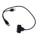 USB 2.0 to SATA Serial ATA 15+7 22P Adapter Cable For 2.5" HDD Laptop Hard