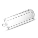 Acrylic Round Container Cosmetic Makeup Cotton Pad Organizer Jewelry Holder Box