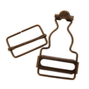 Set of 12 DIY Dungaree Fasteners Clip/Brace Buckles for Suspenders 32/33mm