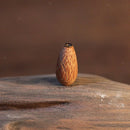 1pc Incense Stick Holder Burner Handmade Carved Bamboo Ash Catcher 6.5cm