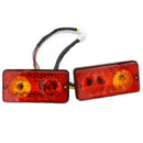12V DC LED Rear Tail Lights Brake Turn Signal Reverse Lamp For Electric-Tricycl-