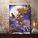 5D DIY Special Shaped Diamond Painting Witch Cross Stitch Mosaic Kits Decor