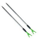 Portable Outdoor Adjustable Metal Fishing Rod Pole Rack Stan Metal Holder D N4I4