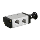 5 Way Pneumatic Air Hand Lever Operated Valve Solenoid Valve Port 1/4 inch  K9Z6