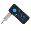 X6 3.5mm AUX Wireless Car Audio Receiver Bluetooth 4.2 Adapter Support TF Card