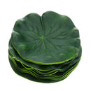 20x Plastic Lotus Leaves Water Plants   Tank Pool Micro Landscape Decor
