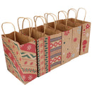 2019Christmas Gift Bags Santa Sacks Kraft Paper Bag Kids Party Xmas Decor Random