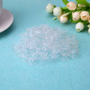 50pcs Universal Plastic Transparent Empty Bobbins Spool for Sewing Machine