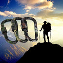 1x Camouflage Carabiner Outdoor Camping Fishing Carabiner Keyring Clip Hook B1D7