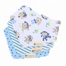 Crtartu pack of 3 bibs with funny pictures for kids monkey