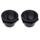 70mm ABS Car RV ATV A/C Vent Air Outlet Rotating Interior Round Ceiling Parts x2