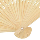 Black Silk Hand Fan Black Bamboo Ribs Hand Held Fan Personal Fan P9M3