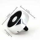 3 Speed Adjustment Usb Car Fan 5V Electric Car Fan Colorful Light Cooling F