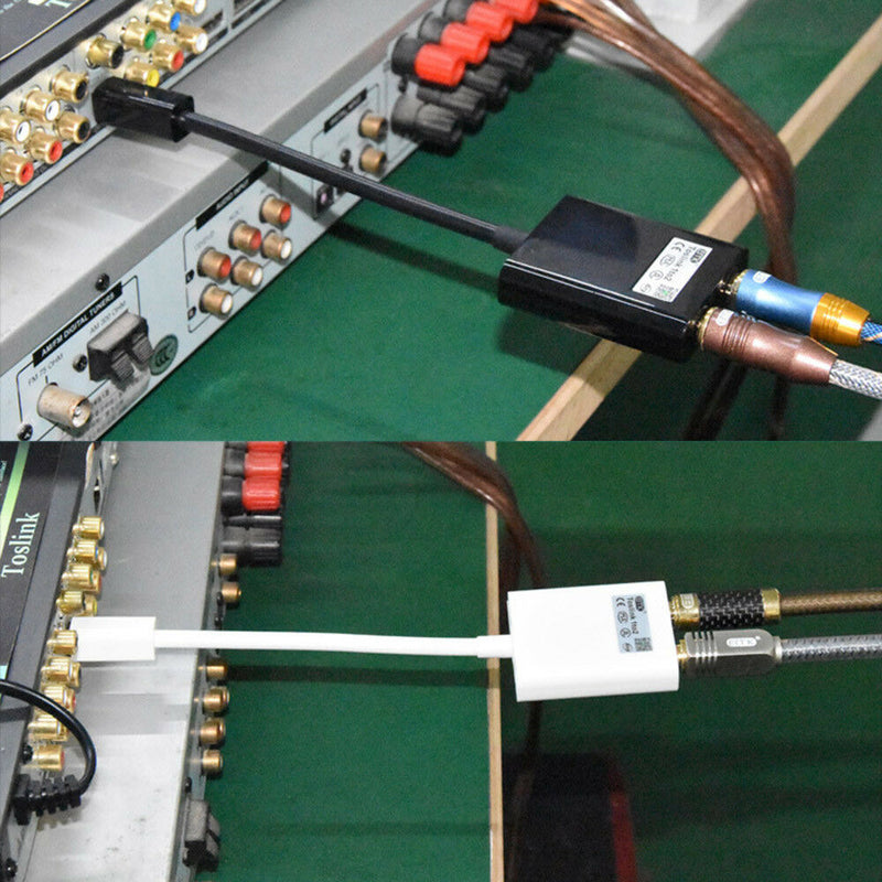 16cm 1-in-2 out Digital Optical Audio Splitter Adapter Cable Device for CD DVD