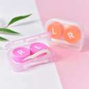Simple Transparent Clear Portable Contact Len Case StorageBox Holder ContainB3C