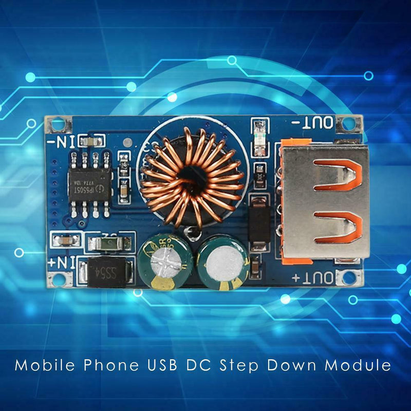Mobile Phone USB DC Step Down Module 12V 24V to QC3.0 Fast Charging Board A