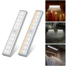 20 LED PIR Sensor Cabinet Light USB Charging Dimmable Lamp Bar for Closet