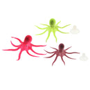 3 Pcs Silicone Fish Decorations Glowing Artificial Ornament for Fish Tank