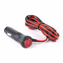 3pcs 12V- 24V Male Car  Lighter Socket Plug Connector+Switch 1.5m